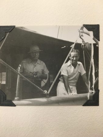 Harvard Columbus Expedition - Captain John W. McElroy Aboard Ship