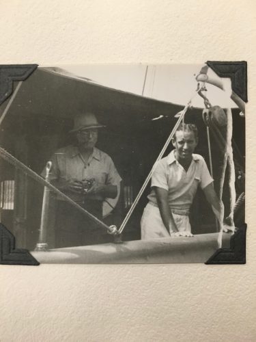 Harvard Columbus Expedition - Captain John W. McElroy Aboard Ship