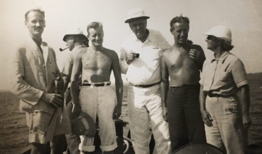 Harvard Columbus Expedition - Posting Out at Sea